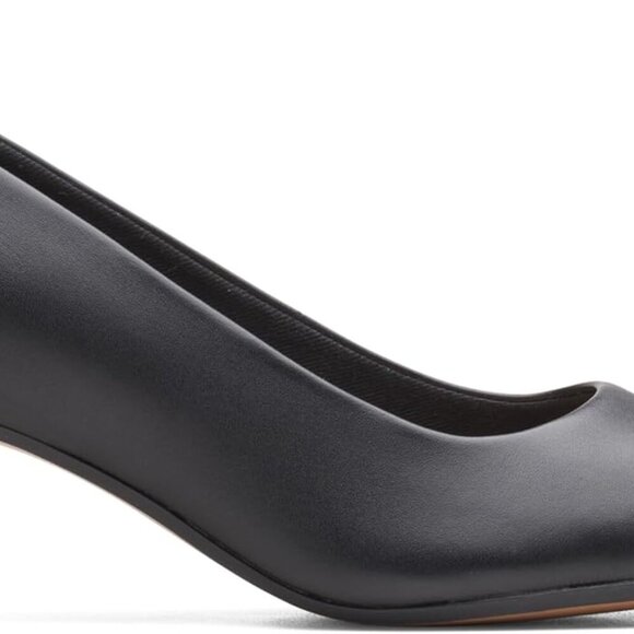 Women's Leather Pump Size 8 Classic Pointed Toe Dress Shoe for Work and Casual - Picture 2 of 8